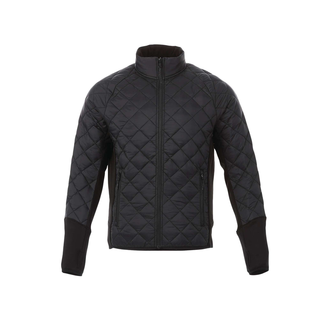 Yamaska 3-in-1 Waterproof Softshell Jacket for Men Transfer - Black/Black - Front Flat