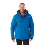 Yamaska 3-in-1 Waterproof Softshell Jacket for Men Transfer - Olympic Blue/Black - Front On Model