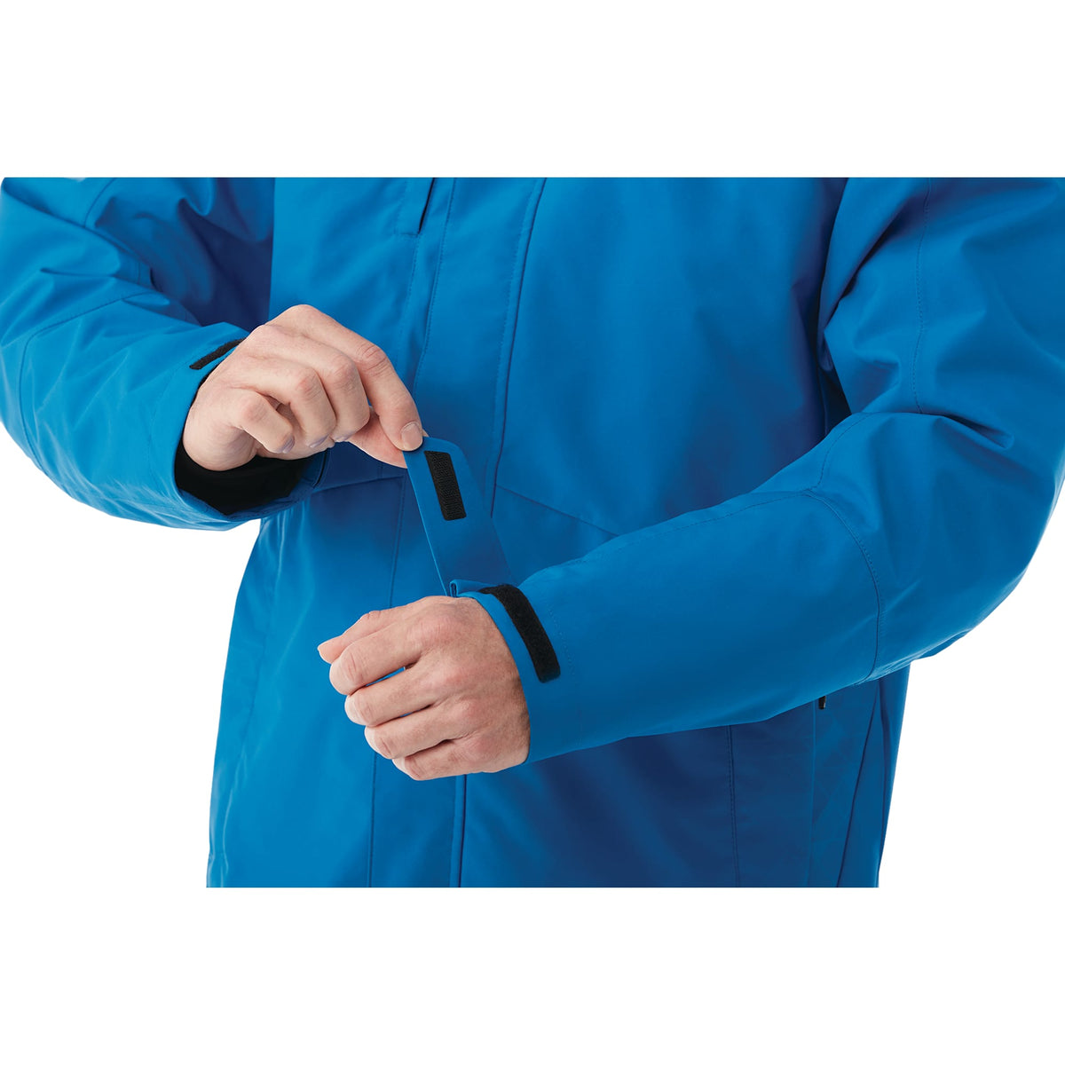 Yamaska 3-in-1 Waterproof Softshell Jacket for Men Transfer - Olympic Blue/Black - On Model 4