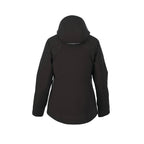 Yamaska 3-in-1 Waterproof Softshell Jacket for Women Debossing - Black/Black - Back Flat 2