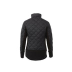 Yamaska 3-in-1 Waterproof Softshell Jacket for Women Debossing - Black/Black - Back Flat
