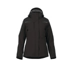 Yamaska 3-in-1 Waterproof Softshell Jacket for Women Debossing - Black/Black - Front Flat 2