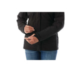 Yamaska 3-in-1 Waterproof Softshell Jacket for Women Transfer - Black/Black - On Model 4