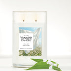 Yankee Candle Large Tumbler Candle with Lid - Clean Cotton - View 3