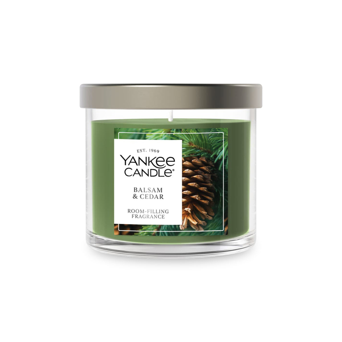 Yankee Candle Small Tumbler Candle with Lid - Balsam and Cedar - View 2