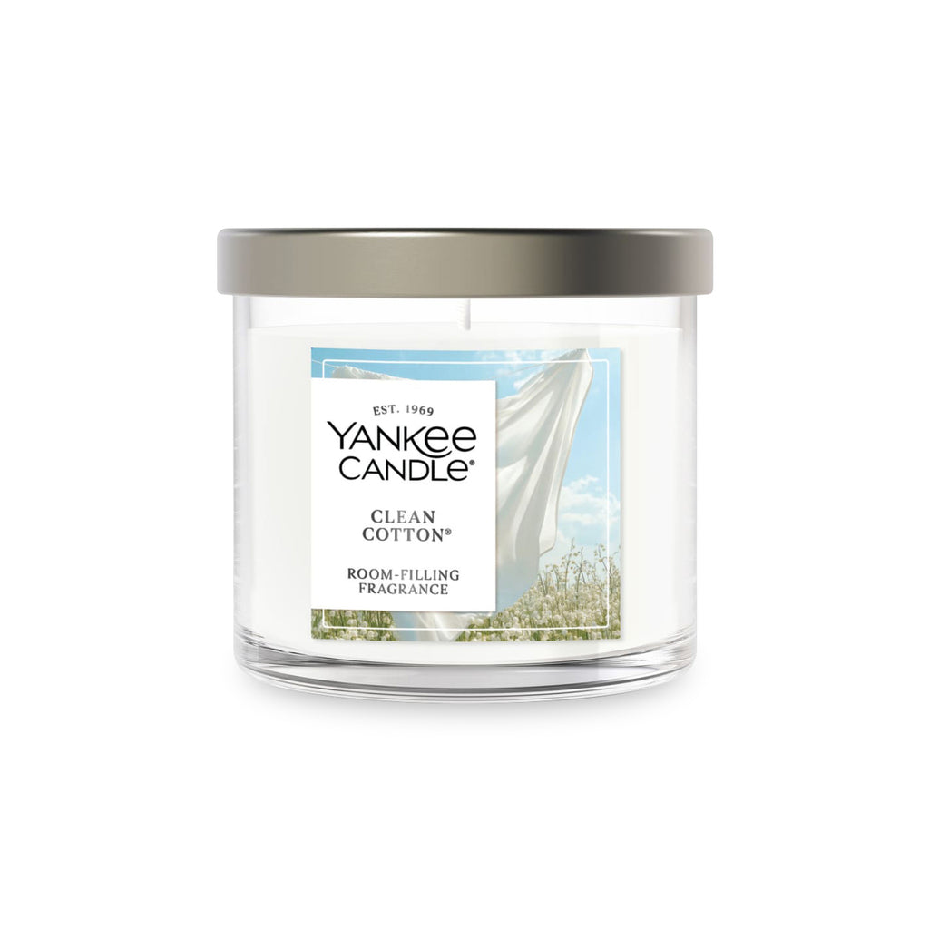 Yankee Candle Small Tumbler Candle with Lid - Clean Cotton - View 2