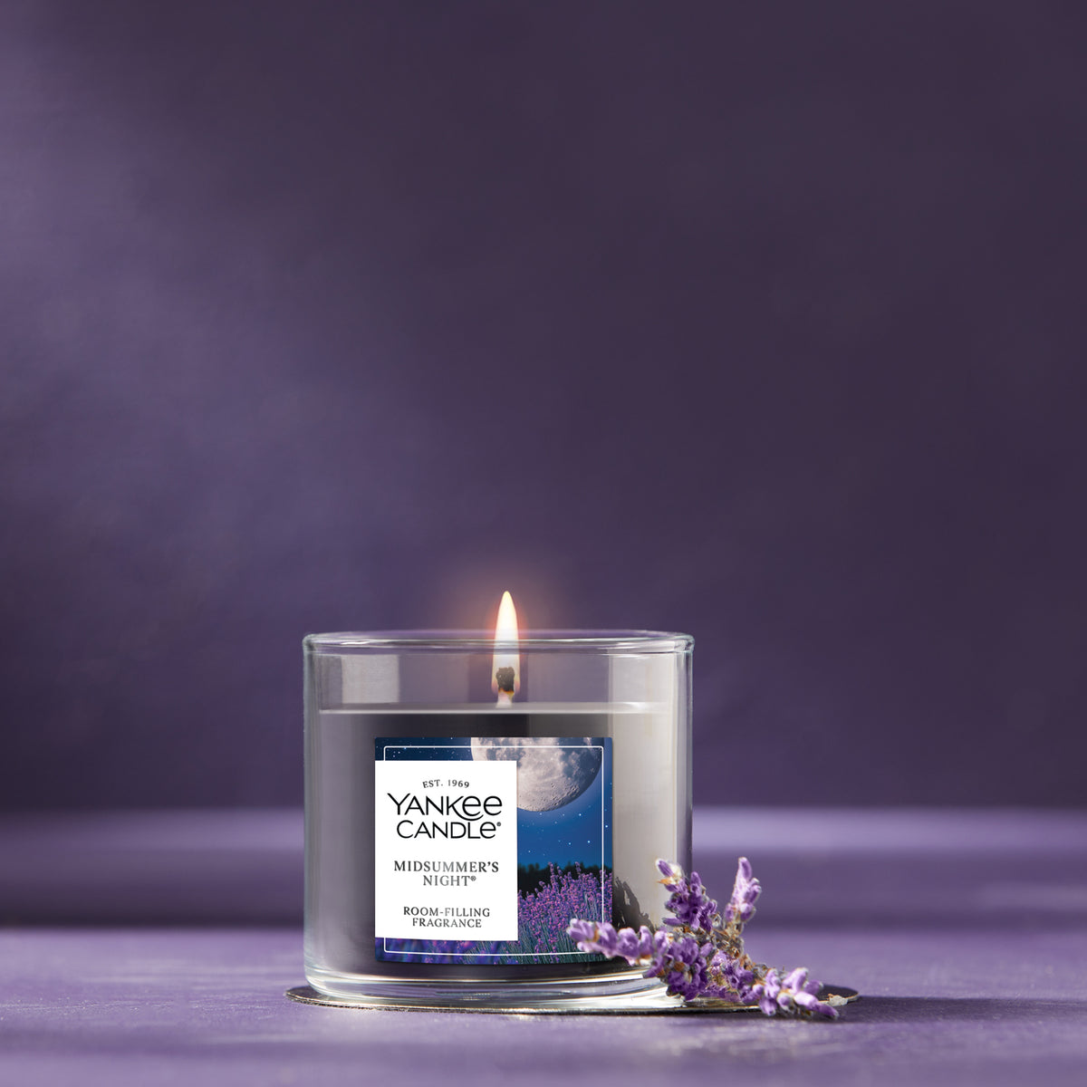 Yankee Candle Small Tumbler Candle with Lid - Midsummers Night - View 5