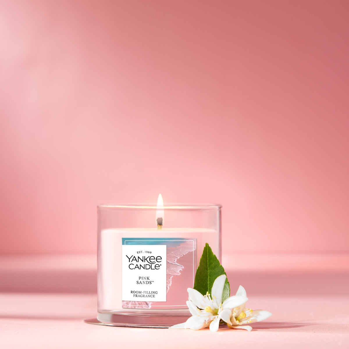 Yankee Candle Small Tumbler Candle with Lid - Pink Sands - View 4