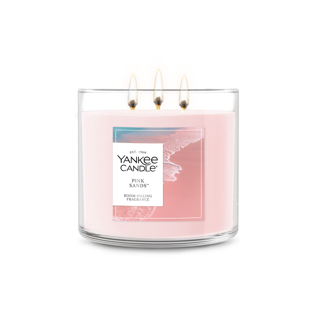 Yankee Candle Three Wick Candle, 14.5 oz - Pink Sands - View 3