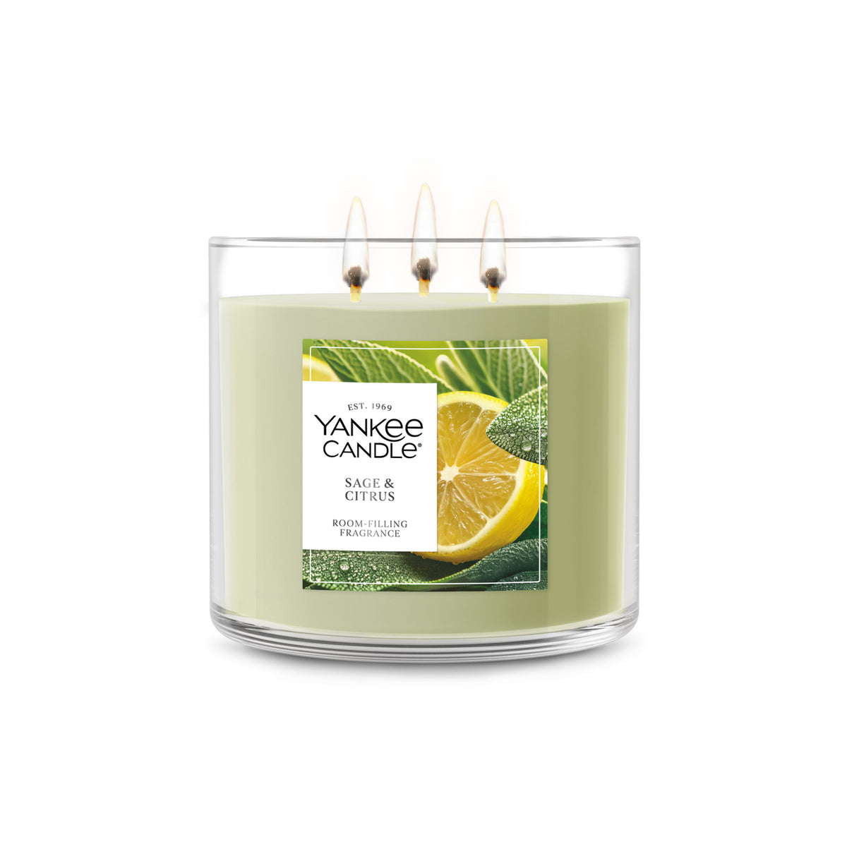 Yankee Candle Three Wick Candle, 14.5 oz - Sage and Citrus - View 3