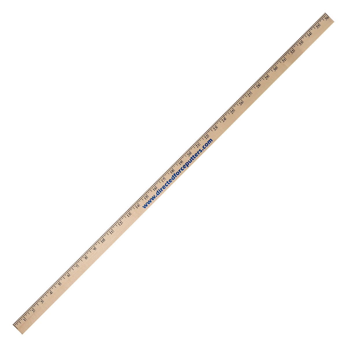Yardstick, Clear Lacquered
