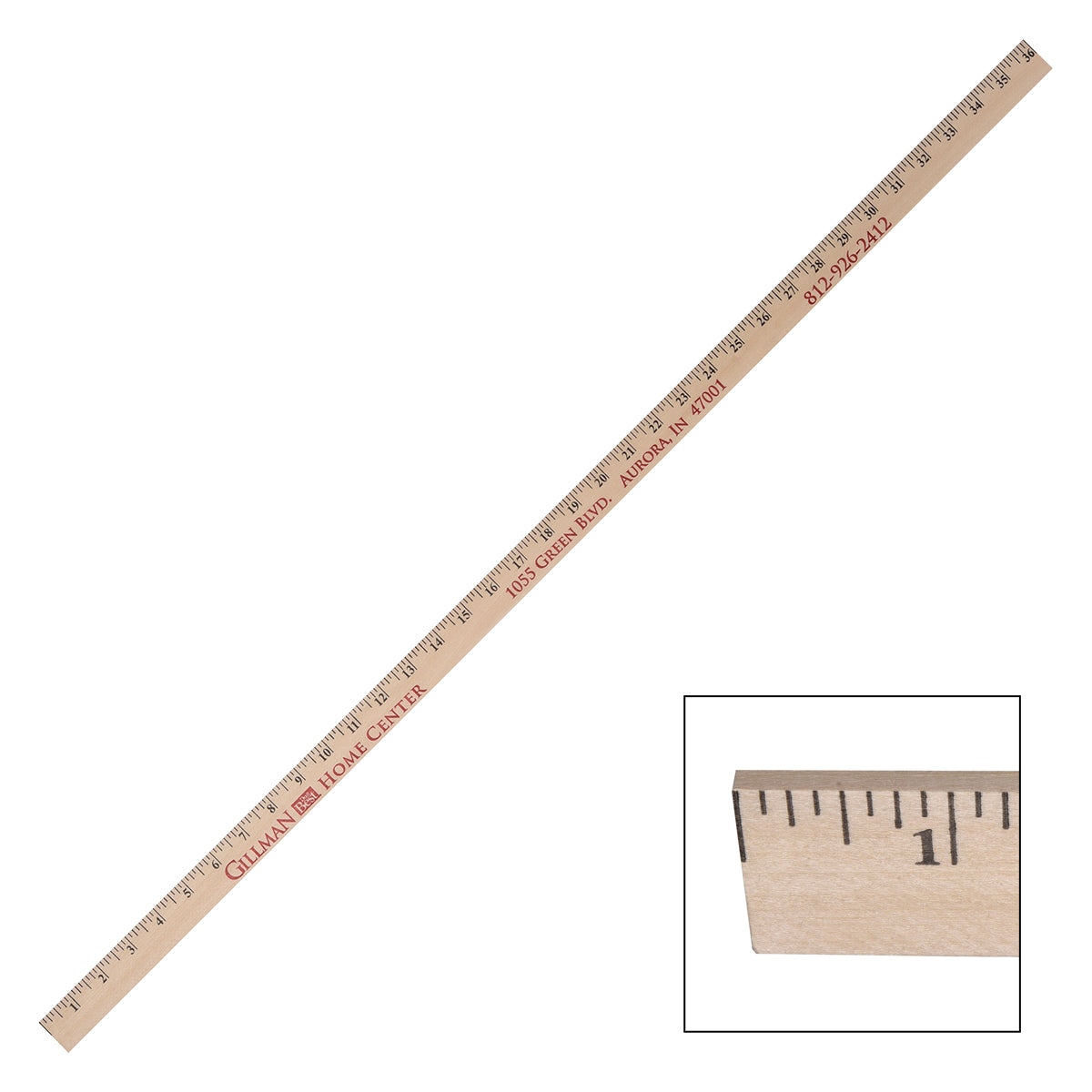 Yardstick in Natural Wood - Natural Yardstick