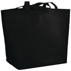YaYa Flared Shopper Tote in Non-Woven Polypropylene - Black - Photo 3