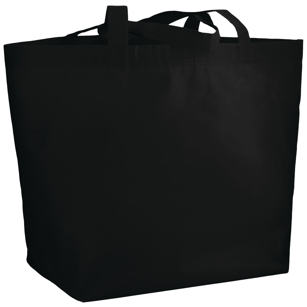 YaYa Flared Shopper Tote in Non-Woven Polypropylene - Black - Photo 3
