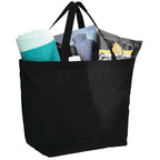 YaYa Flared Shopper Tote in Non-Woven Polypropylene - Black - Photo 4
