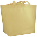 YaYa Flared Shopper Tote in Non-Woven Polypropylene - Cream - Photo 4