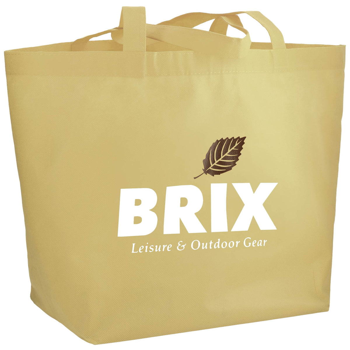 YaYa Flared Shopper Tote in Non-Woven Polypropylene - Cream - Photo