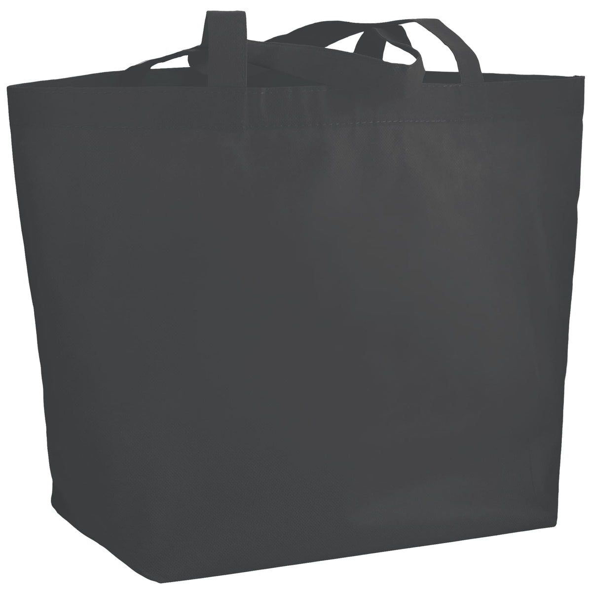 YaYa Flared Shopper Tote in Non-Woven Polypropylene Full Color - Gray - Photo 4