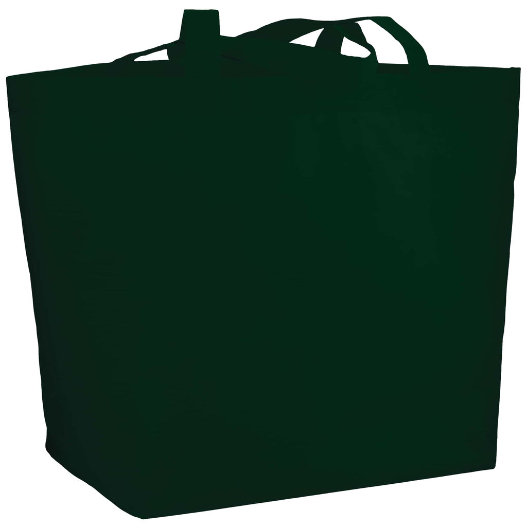 YaYa Flared Shopper Tote in Non-Woven Polypropylene Full Color - Hunter Green - Photo 2