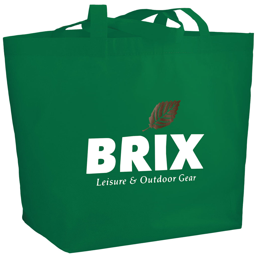 YaYa Flared Shopper Tote in Non-Woven Polypropylene - Green - Photo 2