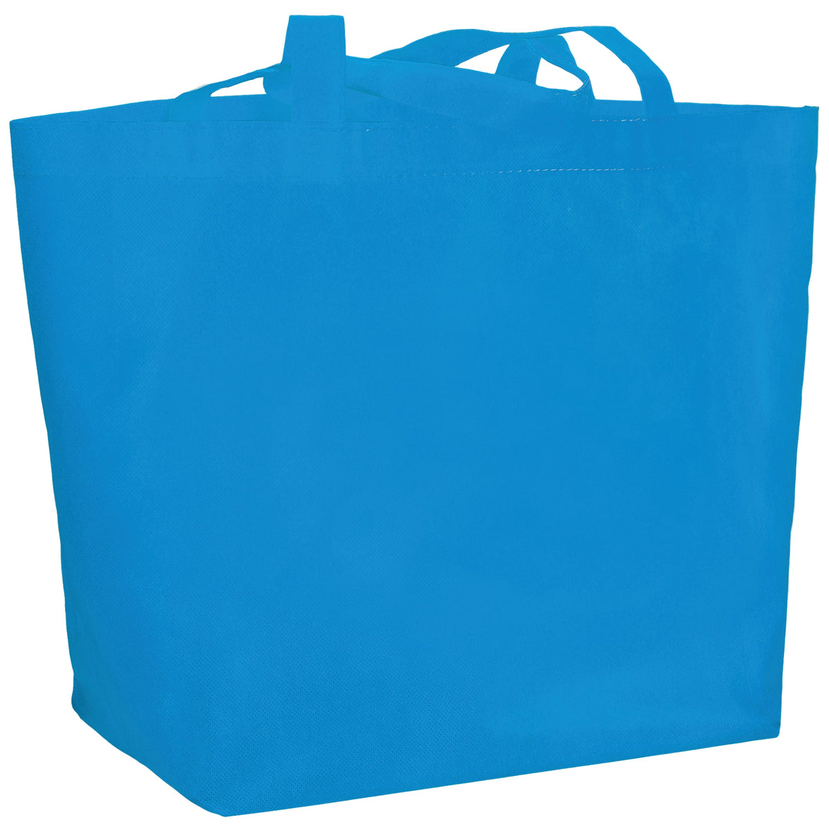 YaYa Flared Shopper Tote in Non-Woven Polypropylene - Process Blue - Photo 2
