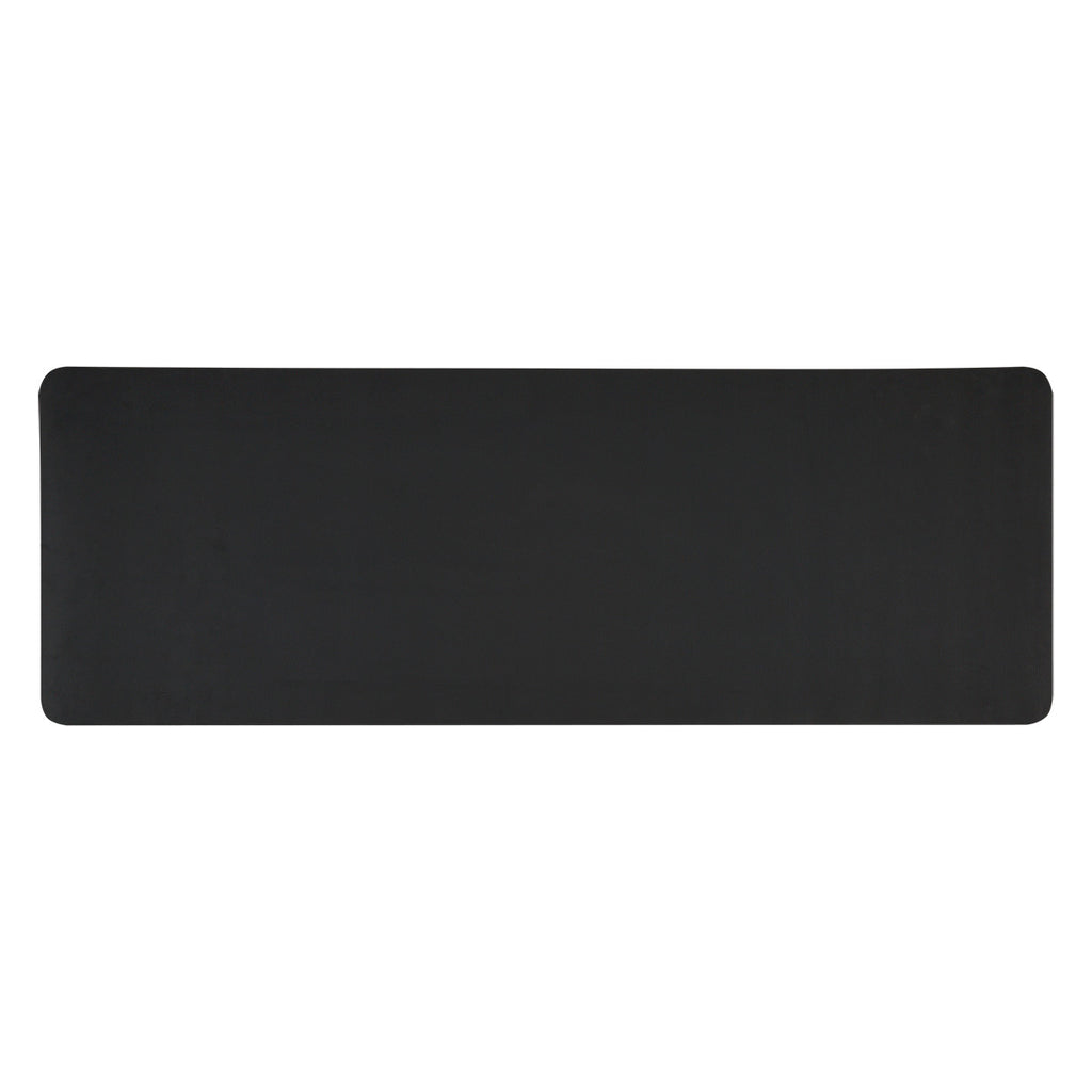 Yoga Mat, Single Layer - Black - Open_Front