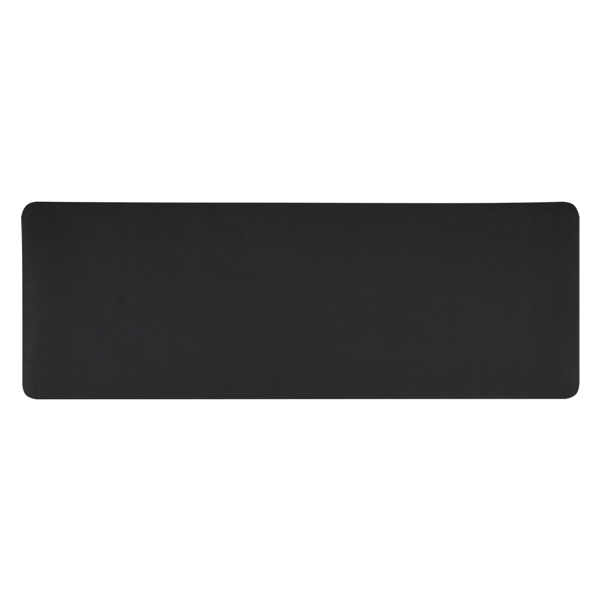 Yoga Mat, Single Layer - Black - Open_Front