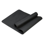 Yoga Mat, Single Layer - Black - Open
