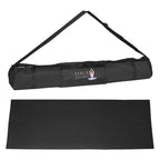 Yoga Mat with Carrying Case - Black - Colorbrite