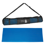 Yoga Mat with Carrying Case - Blue - Silk Screen