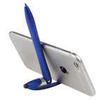 Yoga Pen with Stylus and Phone Stand - Blue - Phonestand_Blank