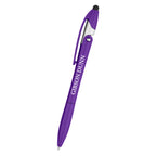 Yoga Pen with Stylus and Phone Stand - Purple - Silk Screen