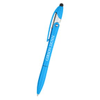 Yoga Pen with Stylus and Phone Stand - Teal - Silk Screen