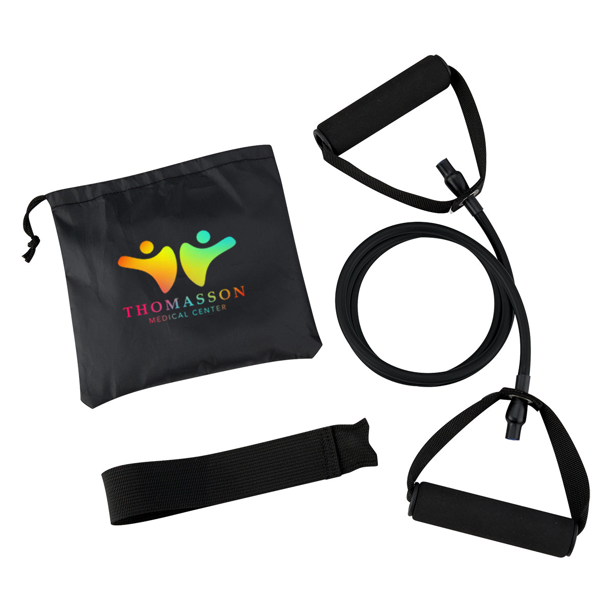 Yoga Stretch Band in a Carry Pouch - Colorbrite