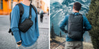 Yosemite Backpack with Removable Belt Bag in Recycled PET - Black - Lifestyle_Blank