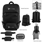 Yosemite Backpack with Removable Belt Bag in Recycled PET