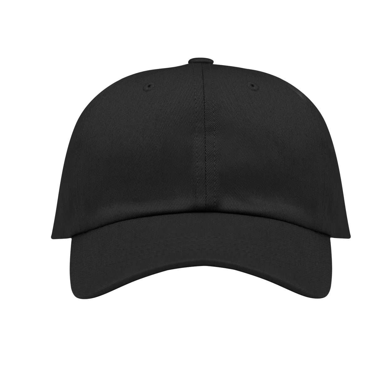 YP Classics Dad Cap, Classic - Black - Front