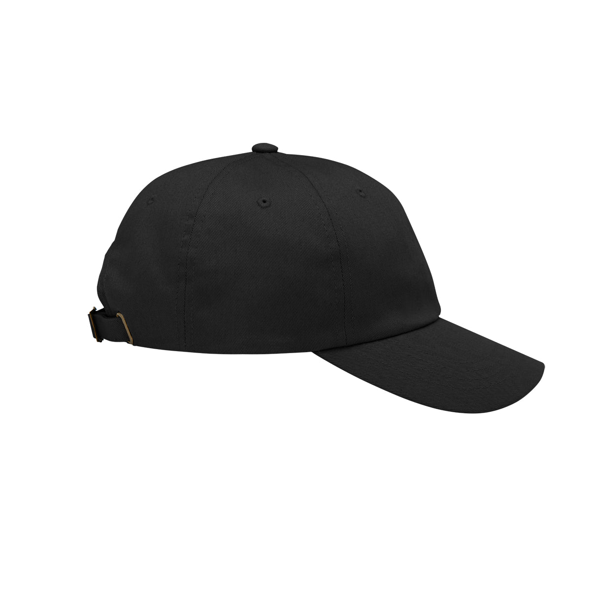 YP Classics Dad Cap, Classic - Black - Side