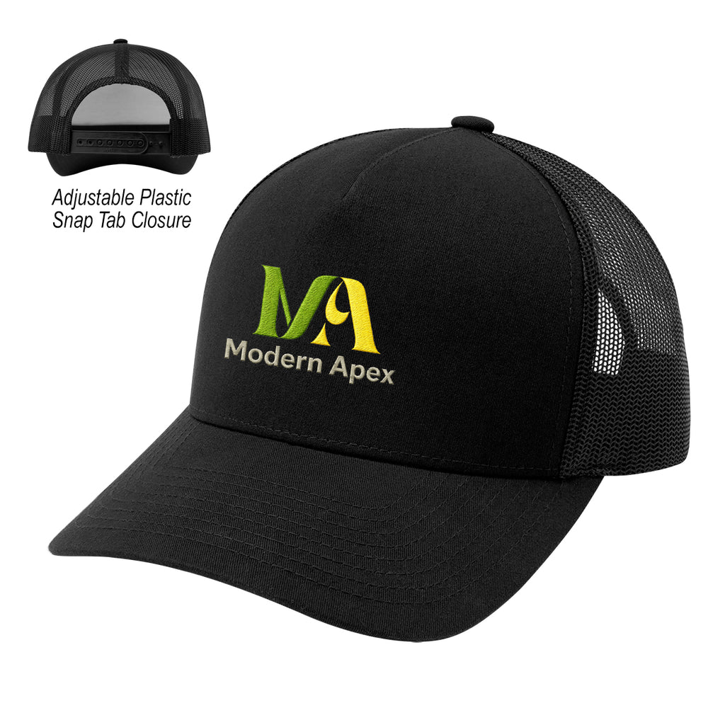 YP Classics Retro Trucker Cap, 5 Panel - YP Classics® 5-Panel Retro Trucker Cap