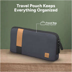 ZAGG Desktop Essentials Travel Kit with Keyboard and Mouse Transfer - Gray - Photo