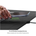 ZAGG Wireless Charging Desk Mat Transfer - Black - Photo 2