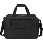 Zenith Recycled Duffel Bag for 18 Inch Laptops Embroidery - Black - Back