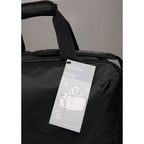 Zenith Recycled Duffel Bag for 18 Inch Laptops Embroidery - Black - Detail