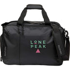Zenith Recycled Duffel Bag for 18 Inch Laptops Embroidery - Black - Front