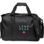 Zenith Recycled Duffel Bag for 18 Inch Laptops Embroidery - Black - Front