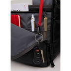 Zenith Recycled Duffel Bag for 18 Inch Laptops Embroidery - Black - Propped
