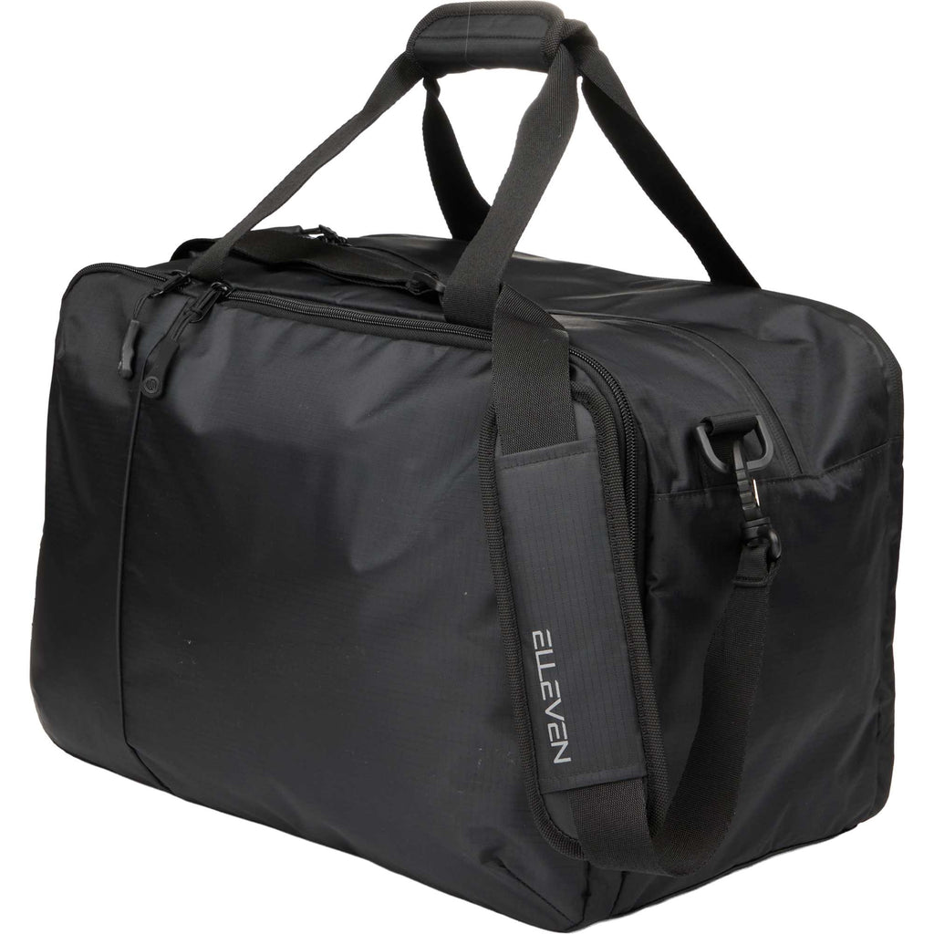 Zenith Recycled Duffel Bag for 18 Inch Laptops Transfer - Black - Left Angle