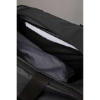 Zenith Recycled Duffel Bag for 18 Inch Laptops Transfer - Black - Propped 5