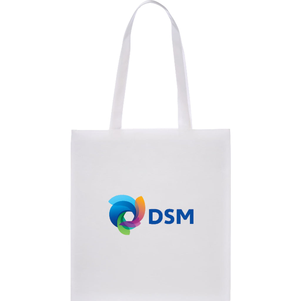 Zeus Convention Tote, 15.75 x 15 Inches Full Color - White - Front