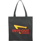 Zeus Slim Convention Tote, 14 x 13.5 Inches - Black - Front